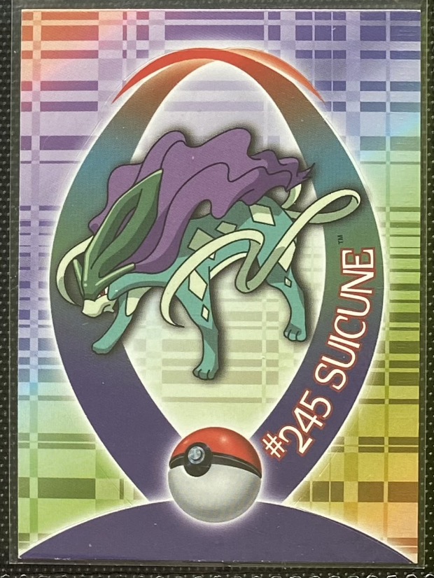 Suicune Pokémon card front