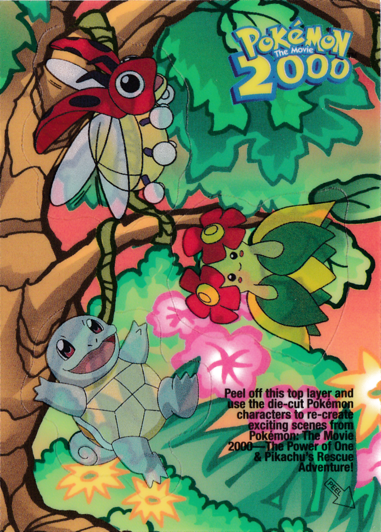 Ledyba, Bellossom, and Squirtle