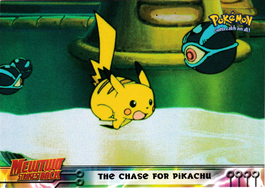 The Chase for Pikachu Pokémon card front