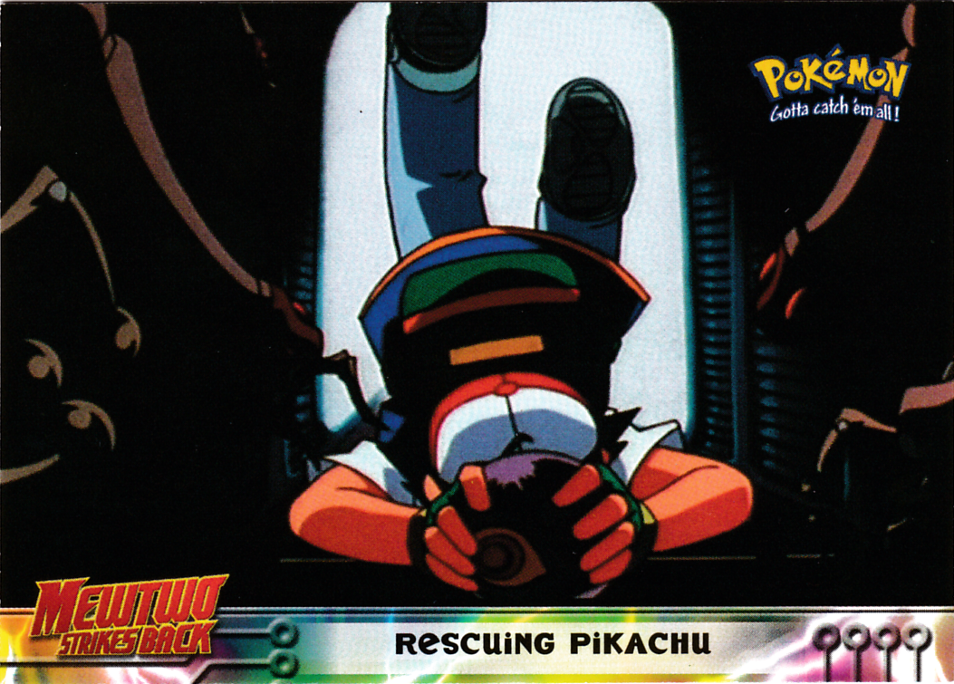 Rescuing Pikachu Pokémon card front
