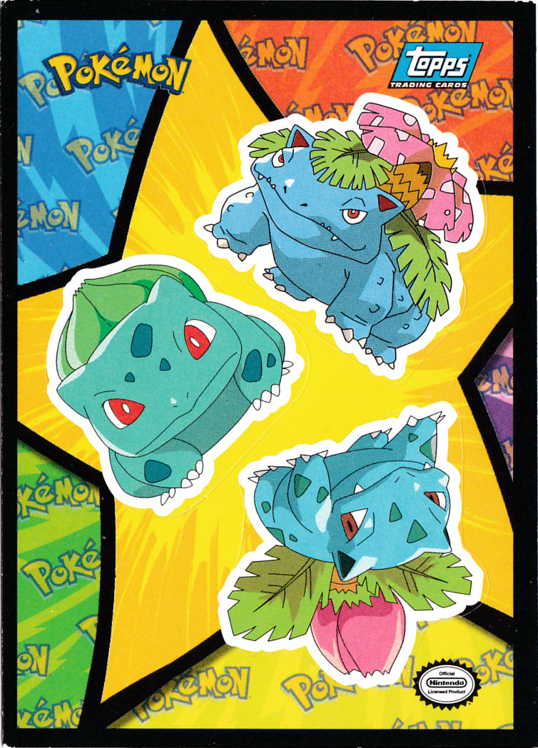 Bulbasaur , Ivysaur , Venusaur