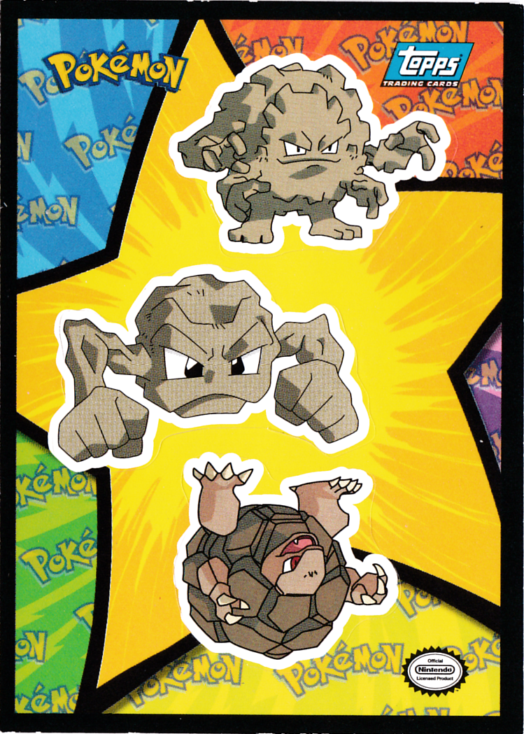 Geodude , Graveler , Golem