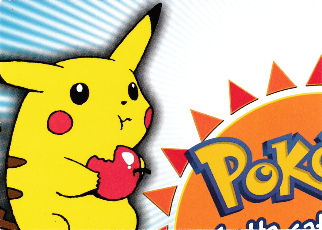 Pikachu with apple