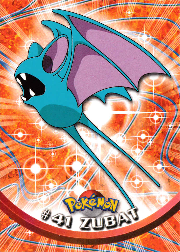 Zubat Pokémon card front