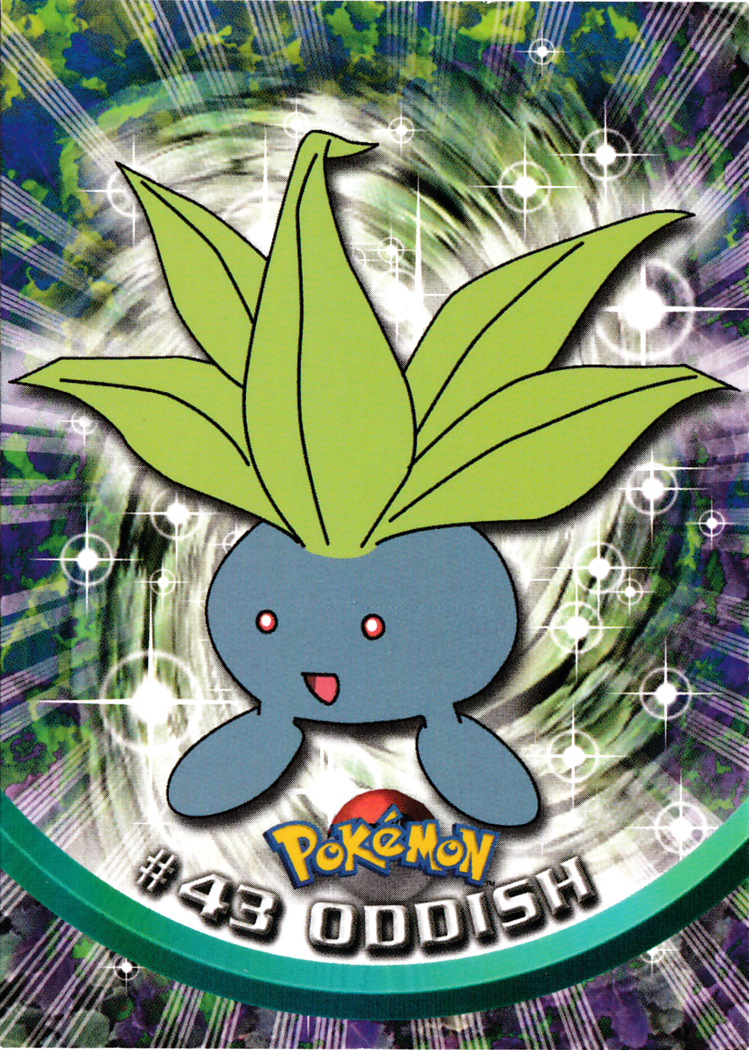 Oddish Pokémon card front