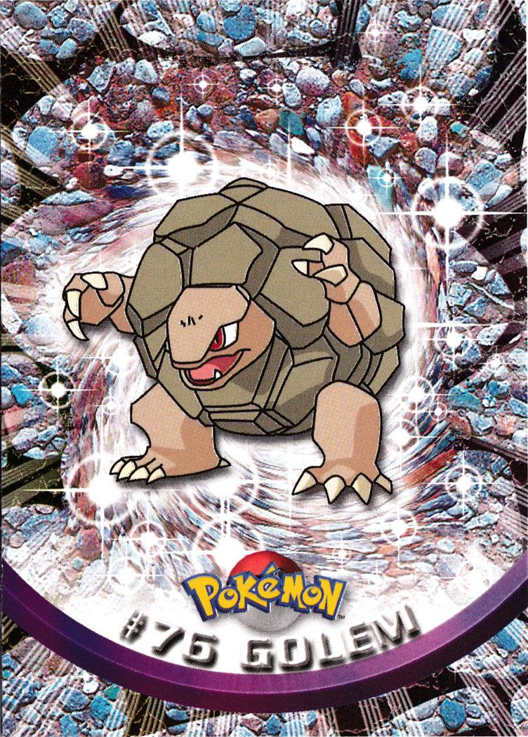 Golem Pokémon card front