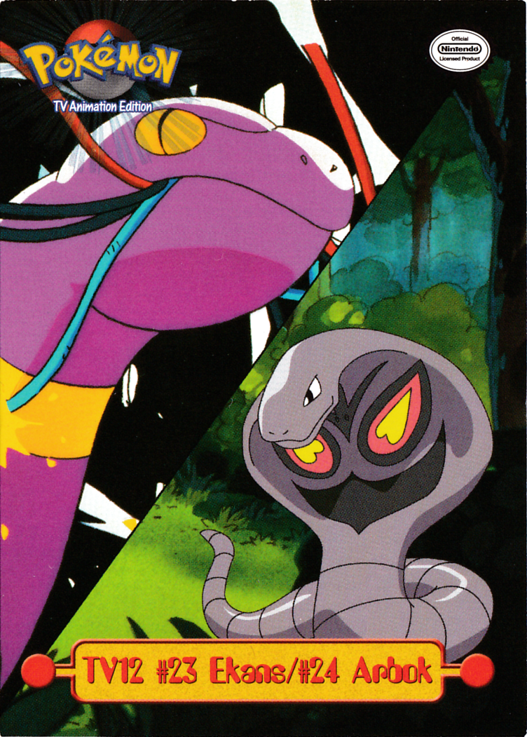 Ekans / Arbok Pokémon card front