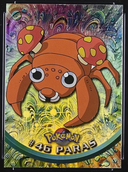 Paras Pokémon card front