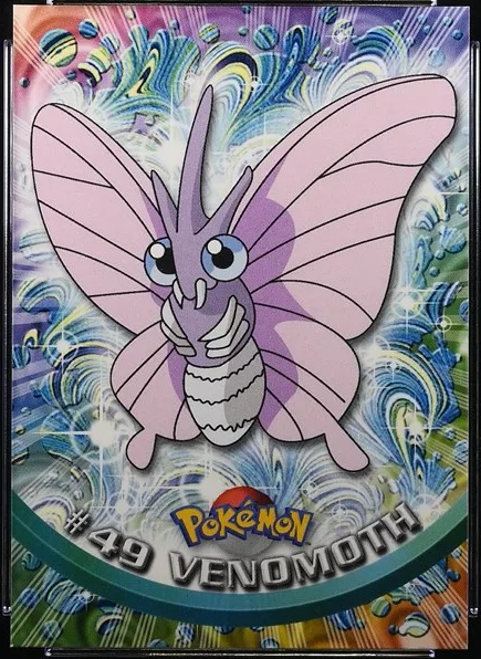 Venomoth Pokémon card front