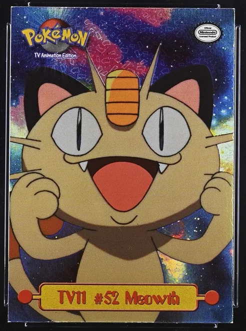 Meowth Pokémon card front