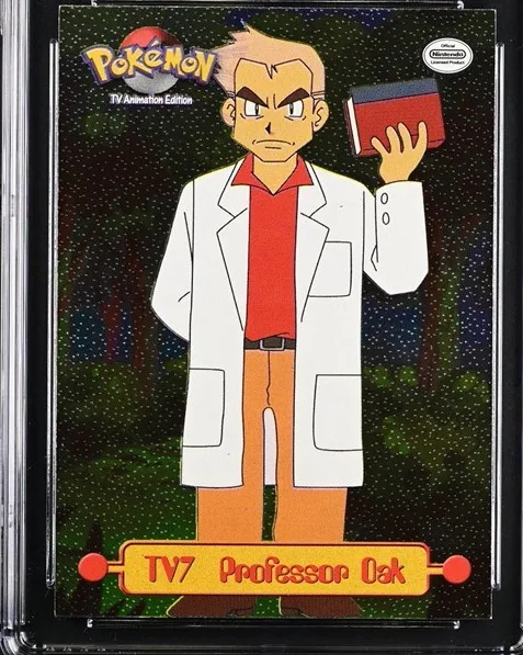 Professor Oak Pokémon card front