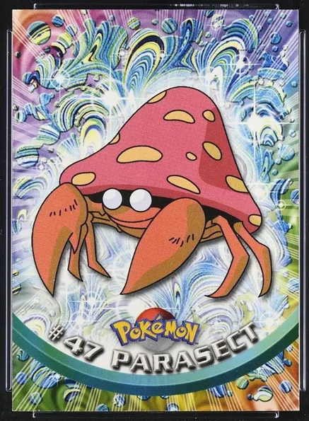 Parasect Pokémon card front
