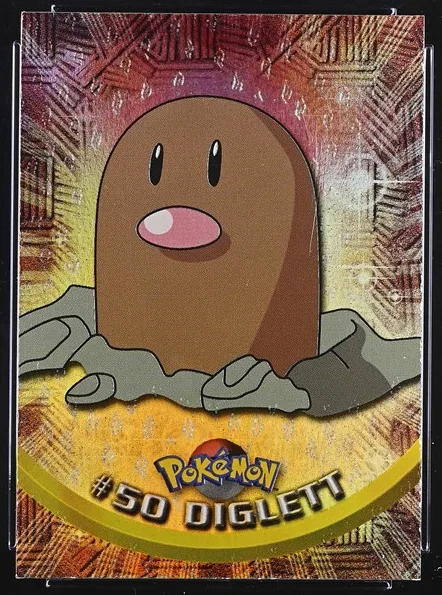 Diglett Pokémon card front