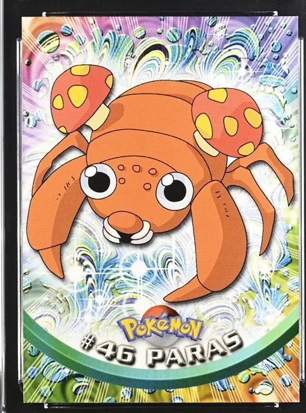 Paras Pokémon card front