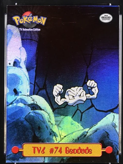 Geodude Pokémon card front