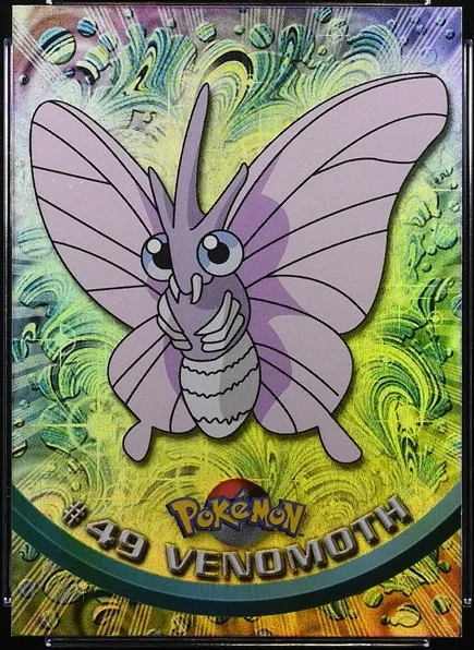 Venomoth Pokémon card front