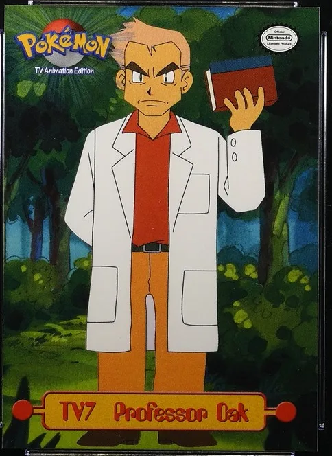 Professor Oak Pokémon card front