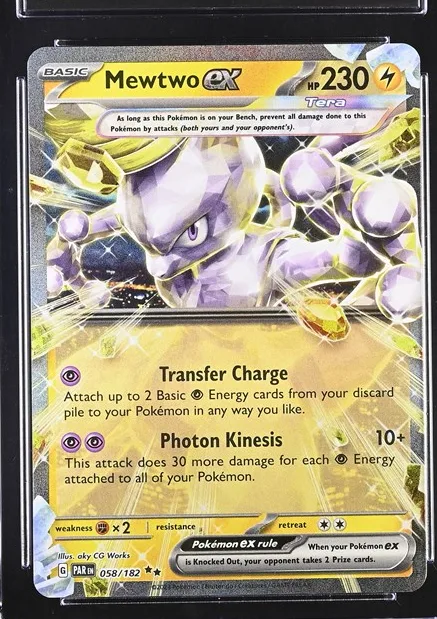 Mewtwo ex Pokémon card front