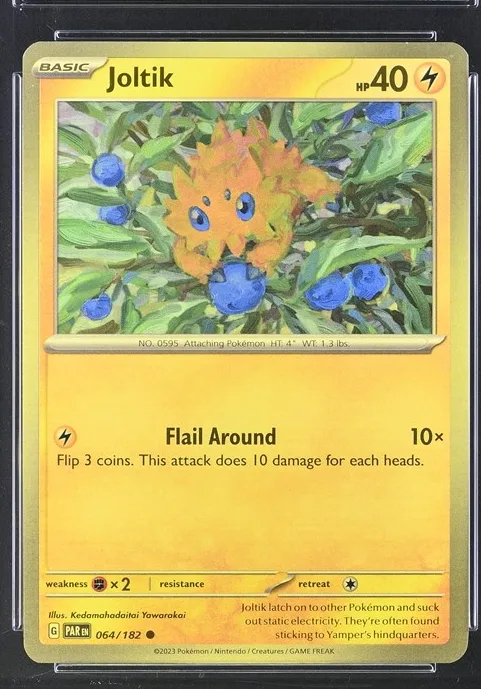 Joltik Pokémon card front