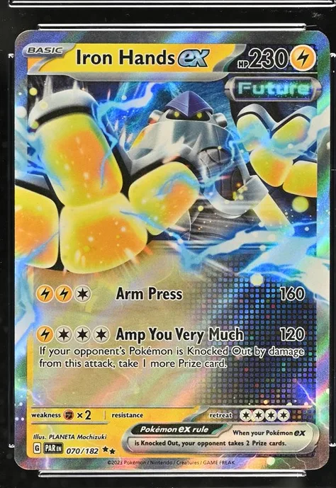 Iron Hands ex Pokémon card front