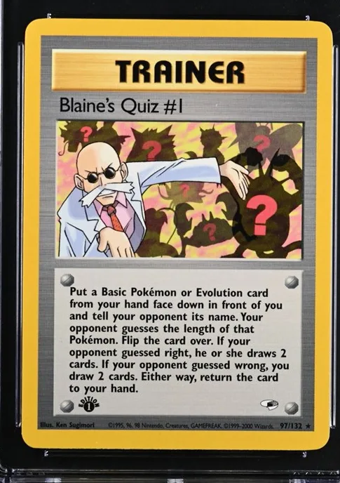 Blaine's Quiz #1
