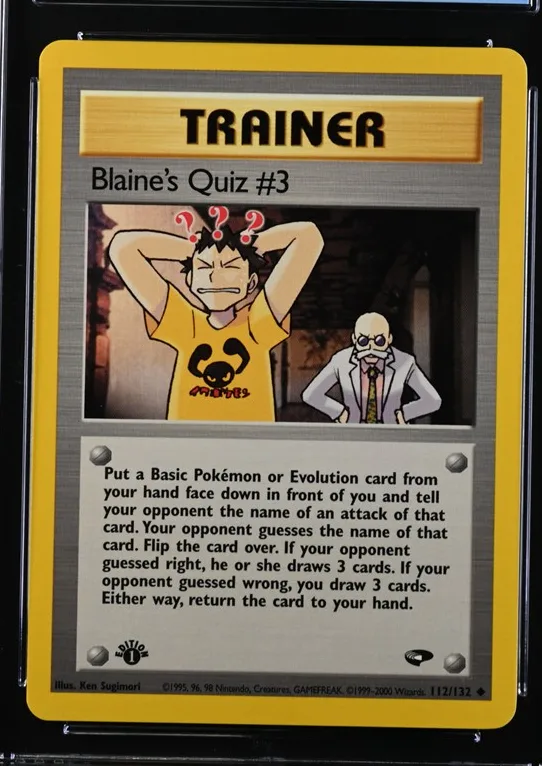 Blaine's Quiz #3