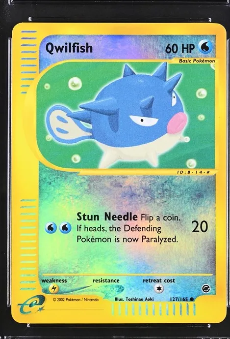 Qwilfish Pokémon card front