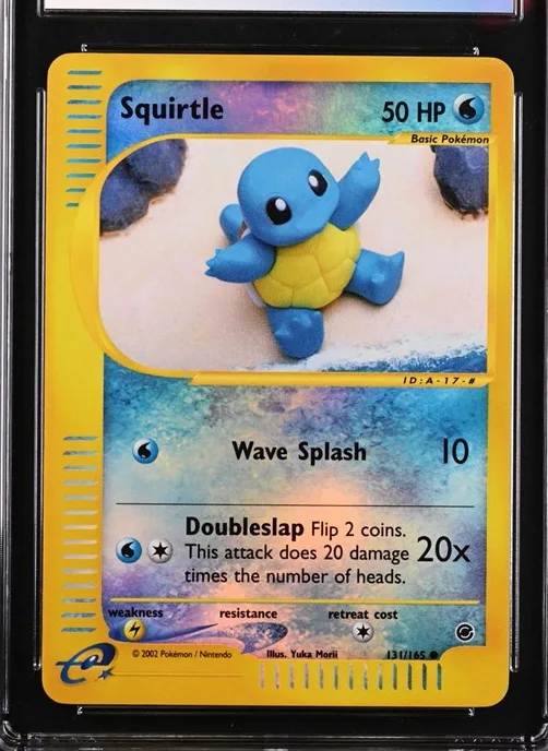 Squirtle Pokémon card front