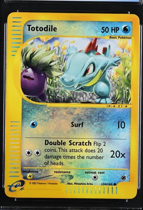 Totodile Pokémon card front