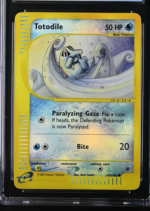 Totodile Pokémon card front