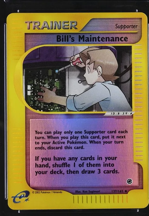 Bill's Maintenance Pokémon card front
