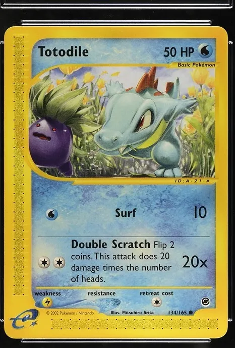 Totodile Pokémon card front