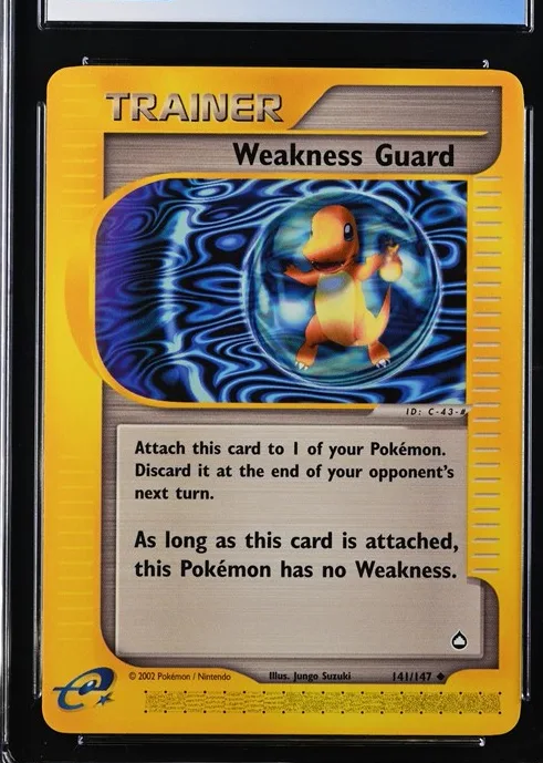 Weakness Guard Pokémon card front