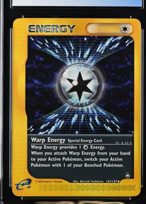 Warp Energy Pokémon card front