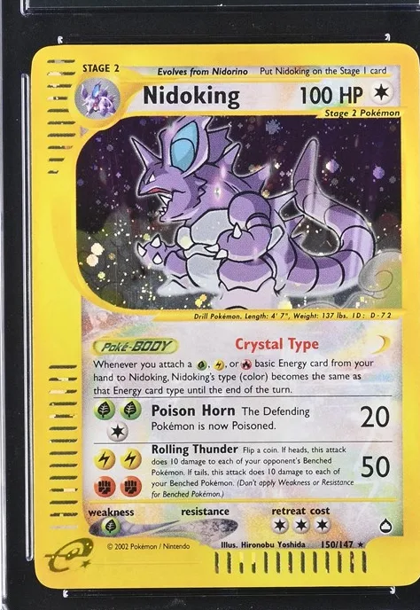Nidoking Pokémon card front