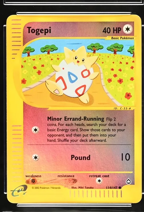 Togepi Pokémon card front