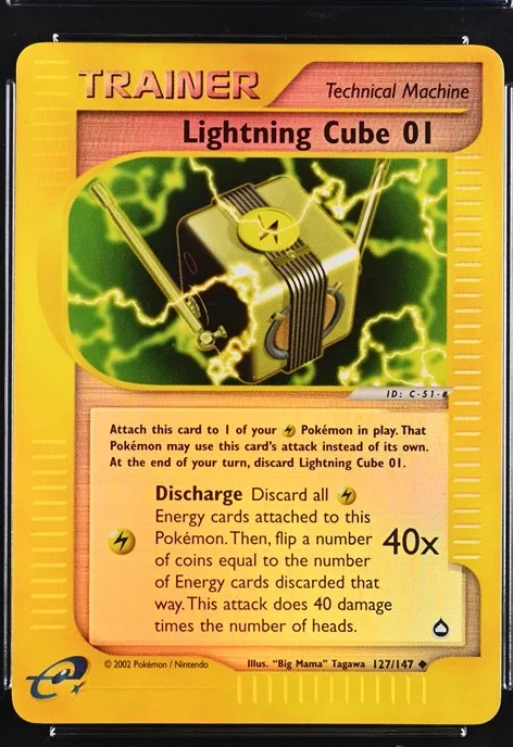 Lightning Cube 01 Pokémon card front