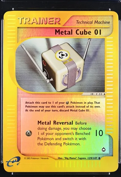 Metal Cube 01 Pokémon card front
