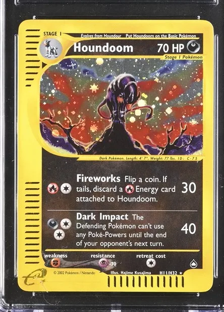 Houndoom Pokémon card front