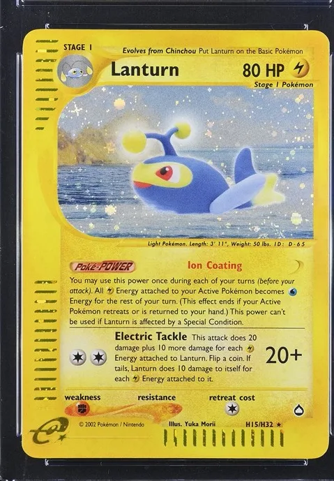Lanturn Pokémon card front
