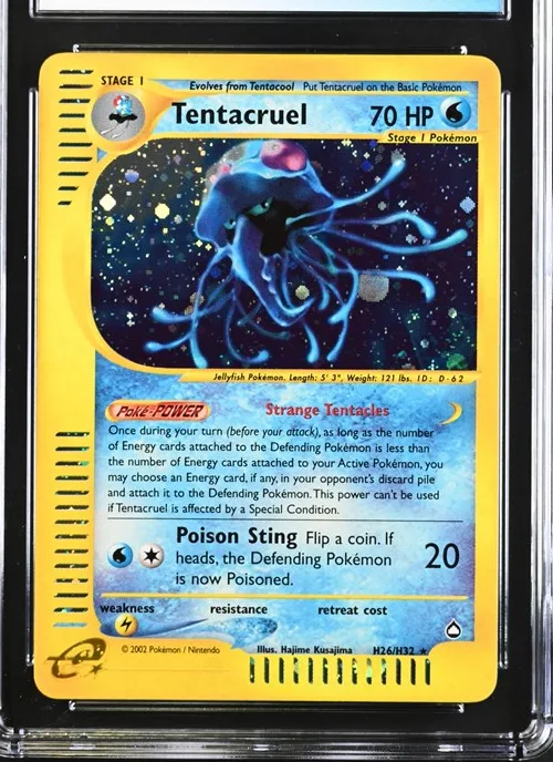Tentacruel Pokémon card front