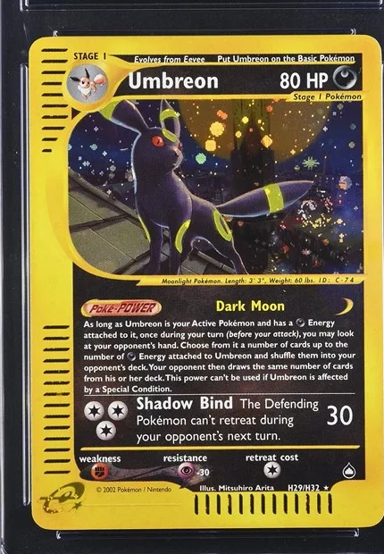 Umbreon Pokémon card front
