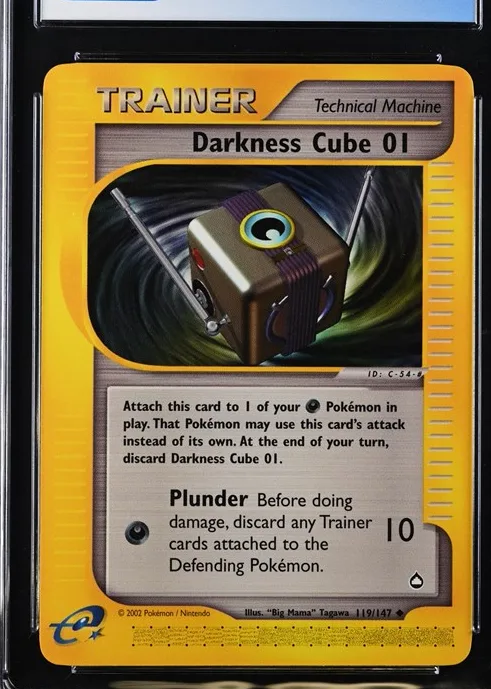 Darkness Cube 01 Pokémon card front