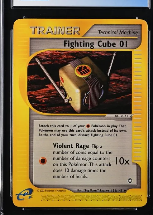 Fighting Cube 01 Pokémon card front