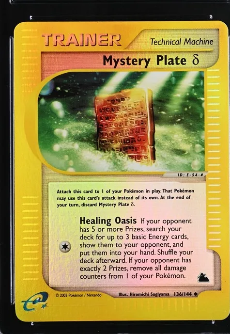 Mystery Plate δ