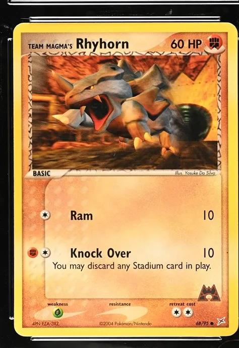 Team Magma's Rhyhorn