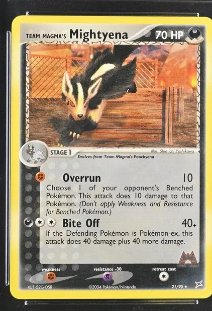 Team Magma's Mightyena