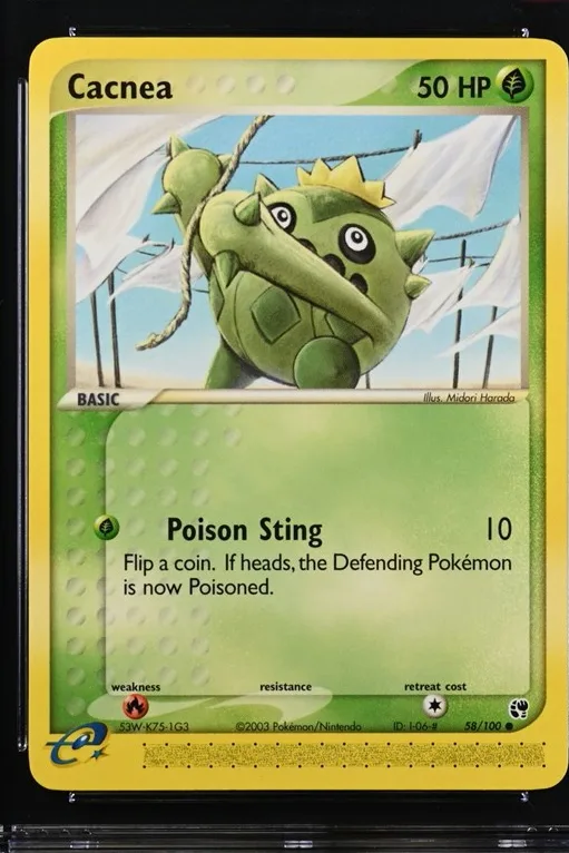 Cacnea Pokémon card front