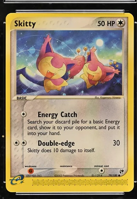 Skitty Pokémon card front