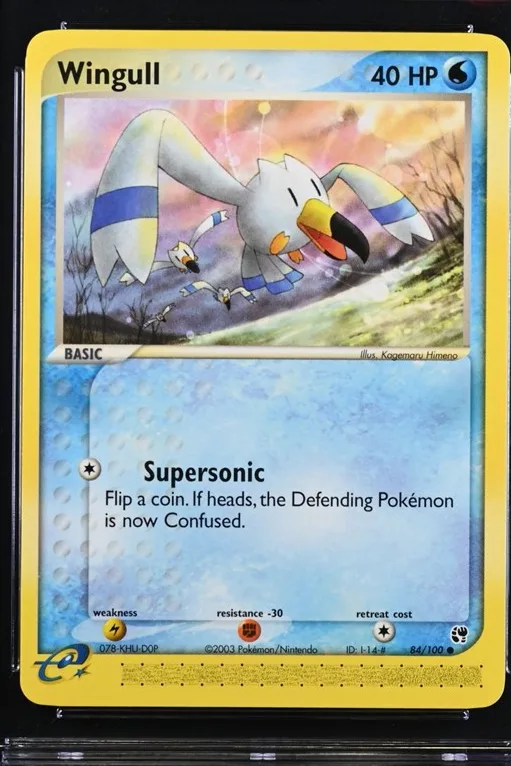 Wingull Pokémon card front